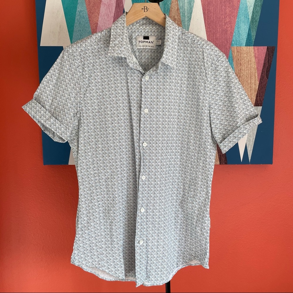 Topman Slim Fit Casual Button Down Shirt